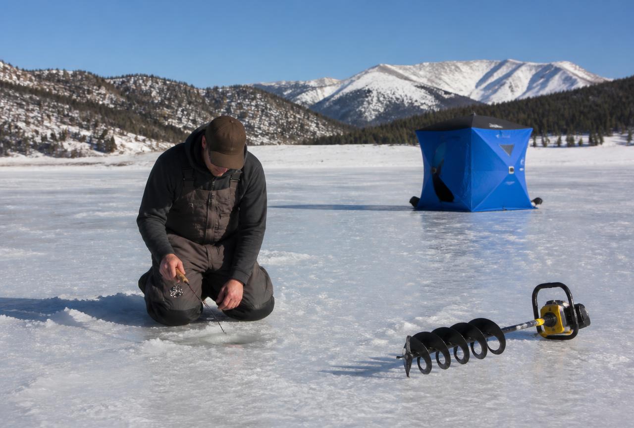 Guided Ice Fishing on Dillon Reservoir